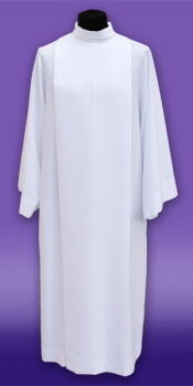 12.3/01/S  Plain white alb for priest – style 01