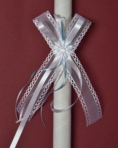 5.2.22.N  Candle decoration - bow