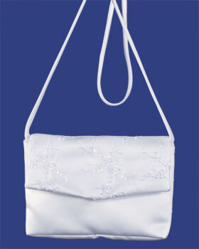 6.2.52  Satin and lace communion handbag 