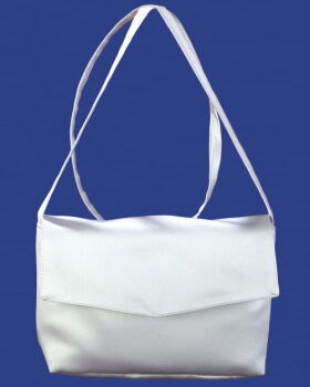 6.2.40  Satin plain communion handbag 