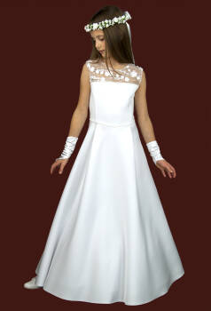 E265/T  Long communion dress 