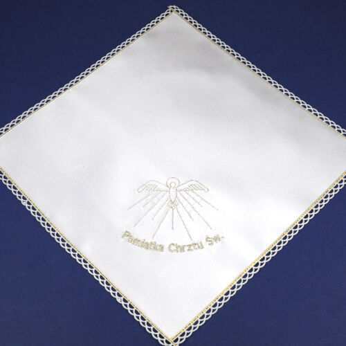 1.5.34.ZLS  Szatka do chrztu - chusteczka srebrno-złota