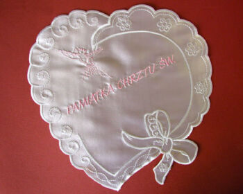 1.7.7.R  Christening robe - heart