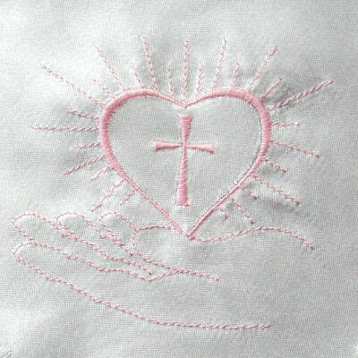 1.7.3.R Christening robe - heart