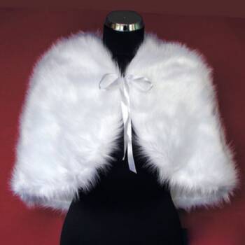52W1   First communion fur cape