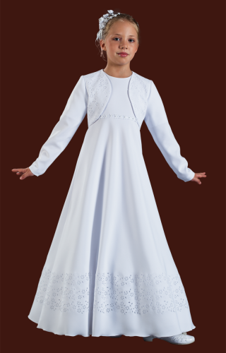 35R-1/S  Charming communion alb with bolero