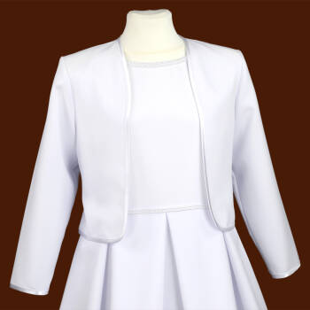 Z5/S White stretch jacket with trims 