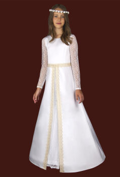 E284/T Stylish long communion dress