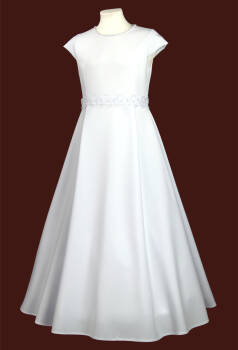 S161/S Communion dress with pearls 