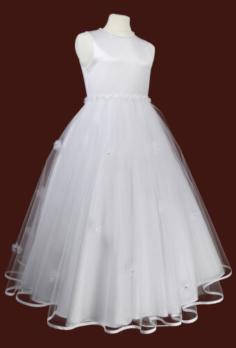 E239/T  Satin communion dress