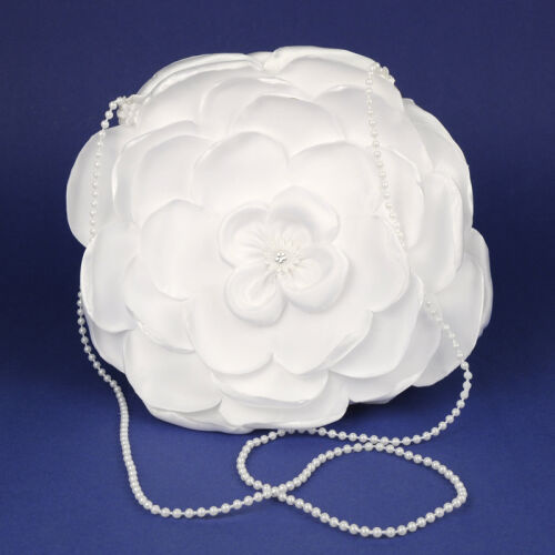 6.2.91  Satin communion flower handbag