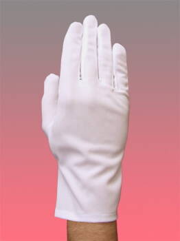 P25DZ/00B Short plain women's gloves, size M