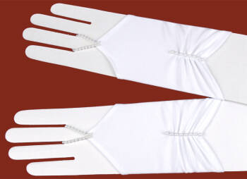6.3.6./44 Midi-long fingerless communion gloves 