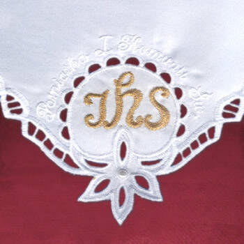 3.2.18.ZL  First communion handkerchief
