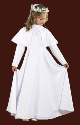 44M-1/S  Beautiful communion alb for girls