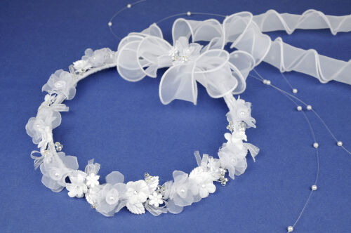 6.4./778 Biały wianek komunijny