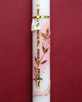 42C105/R  Baptism candle