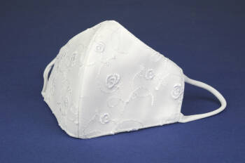 Communion face mask with lace