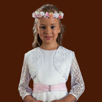 K45/SAT First communion lace bolero