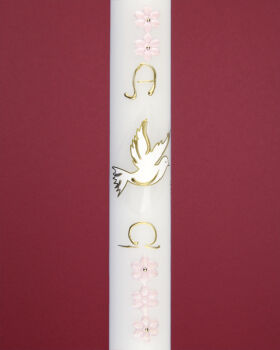 45CHR17R  Baptism candle 